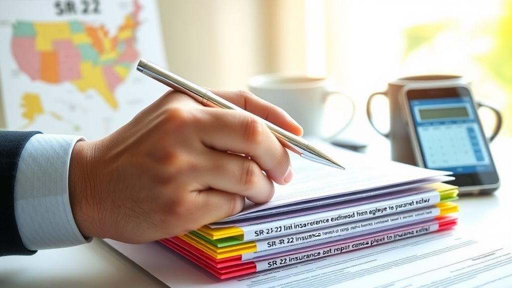sr 22 insurance state guidelines